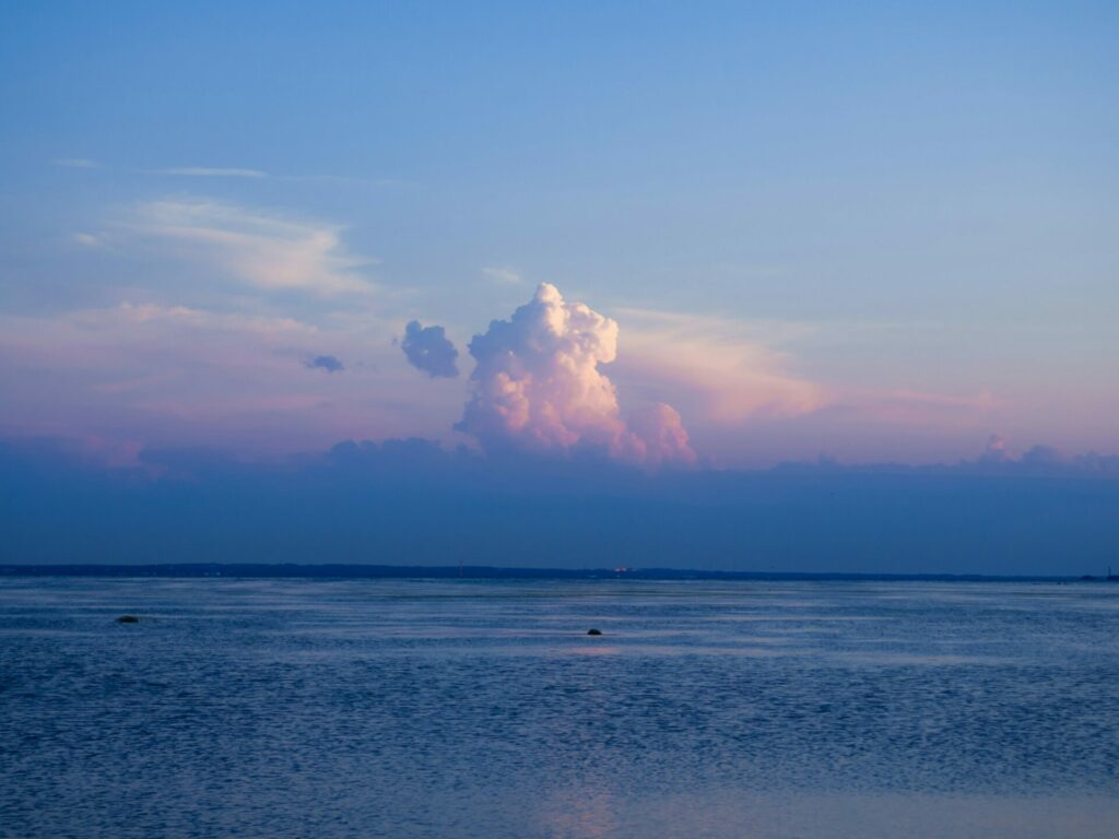 夕暮れの海と入道雲、記憶を呼び起こす MOTHER ROAD の香りの風景